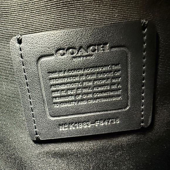 Coach Carryall Collectors Pouch black Horse and carriage. - Picture 2 of 16